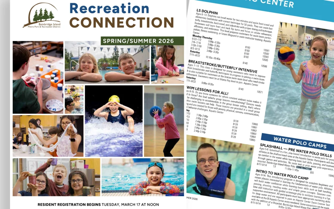 Bainbridge Island Parks & Rec Program Catalog