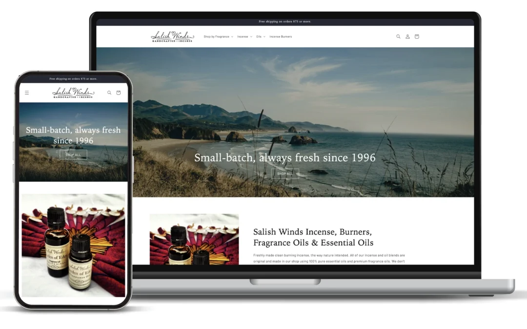 Salish Winds – Shopify Site