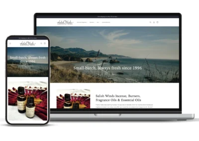 Salish Winds – Shopify Site