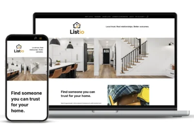 Listio – Website & Branding