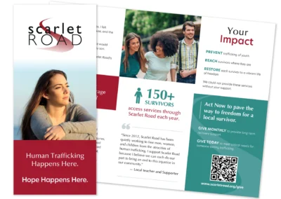 Scarlet Road Trifold Brochure